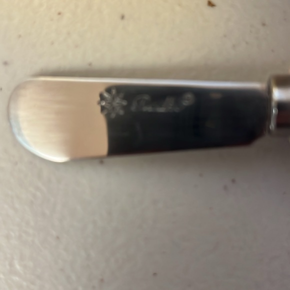 🟣 Christopher Radko cheese/ pate spreaders Santa Christmas - Picture 2 of 5